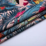 Hawaii style air jet custom woven plain 100% rayon custom Swiss rayon voile fabric printing