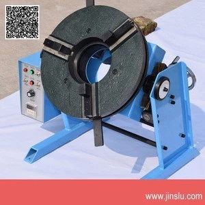 HD-300 welding positioner 90mm pipe can put through 300KG welding turntable with WP300 lathe chuck