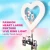 Heart shape Beauty 20 inch Tiktok Photographic RGB Selfie Led Ring Light With Tripod Stand For Live Stream Makeup Youtube Video