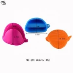 Heat Insulation Mini Oven Gloves Silicone Pinch Mitts Baking Silicone Oven Mitts for Cooking