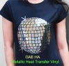 Heat transfer premium metallic film for garments and T-shirts