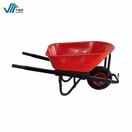 Heavy Duty Metal Steel Construction Industrial Garden Concrete Building Wheelbarrow, Garden Tool Cart Trolley, Galvanized Plastic Tray Wheelbarrow Manufacturer