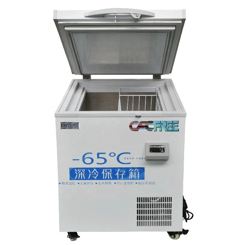HeLi Hot Selling -80 Degree Small Size Ultra Low Tuna Fish Freezer for Aquatic Equipment
