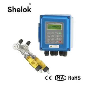 High accuracy wall-mounted fixed ultrasonic flow meter water and gas