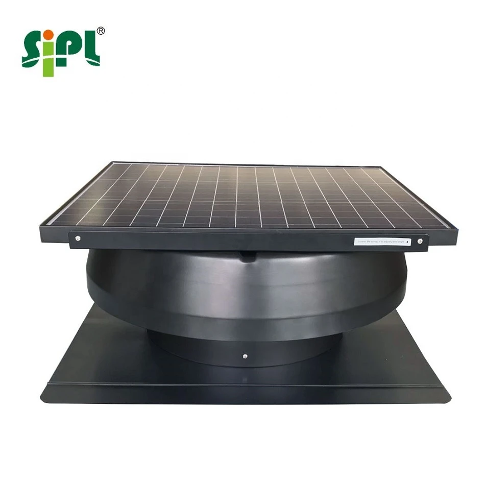 High Efficient Self Driven Roof Mounted Extractor Industrial Exhaust Fan 50 Watt 14 Solar Powered Roof Ventilation Fan