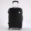 high-end quality 4 wheels 20 24 28 inches 3 pcs abs+pc trolley luggage suitcase with custom logo