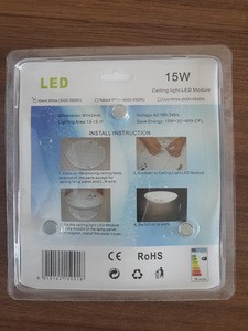 High power led module ac direct led driver ic 15W round ceiling light led module