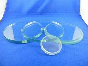 High purity clear transparent quartz sight glass plate