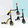 High Quality 3 In 1 Foldable Portable Safety Multicolor Three-wheel Scooter Children Balance Of The Car Outdoor Toy