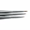 High quality 3pcs silver nail art brush set,cheaper price nail brush