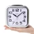 Import High quality acrylic desk table clock with alarm function from Japan