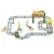 Import High quality battery-operated dinosaur racing power set toy car track with light from China