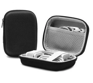 High quality custom portable hard eva case custom hard shell shock proof earphone kits travel bag