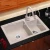 Import High Quality Double Bowl Sink Granite Quartz Stone Kitchen Sink Supplier from China