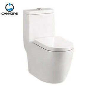 High Quality Elongated One Piece Toilet Water Closet With Slow Down Seat Cover