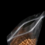 High Quality Food Storage Packaging Plastic Bags Transparent Pe Food Custom Zipper Bags