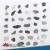 Import high quality geography stone rocks and minerals sets for 24 pcs microscope slides specimen from China