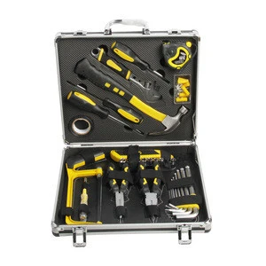 high quality hand tool house hold universal use tool set including the hammer screwdriver tape measure vice