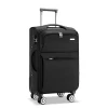 High quality high-end durable nylon handle suitcases with USB charge and TSA lock women polyester fabric trolly luggage in stock