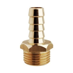 High Quality Hydraulic Brass Hose Nipple Barb Fittings 1/8&quot; 1/4 &quot; 3/8&quot; 1/2&quot; 3/4&quot; 3/16&quot; 5/16&quot; 1&quot; 5/8&quot; For Male Pipe Fittings