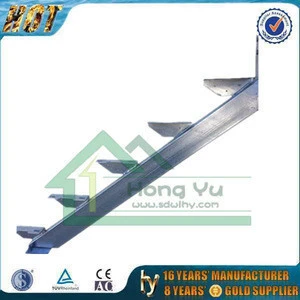 High quality In-ground&amp;bolt-on type steel stair stringers