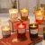 Import High Quality Luxury Colourful Frosted Glass Jar Soy Wax Candle Romantic Candlelight Dinner Scented Candles from China