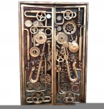 High quality metal door commercial door steel door for home  decoration