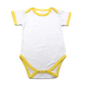 High Quality Personalized Design Baby Romper Heat Transfer Blank Baby Onesie