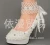 Import High Quality Pointed Toes Lace Pearls Women Wedding Shoes With Ribbons Lace Up Ladies Party/Dress Shoes Size EU35-42 WS01 from China