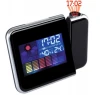 High Quality Projection Alarm Clock With Rain Gauge Automatic Digital Clock with Weather Station