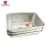 Import High Quality Stainless Steel Flat Bottom Meat Tray Deep Square Tray from China