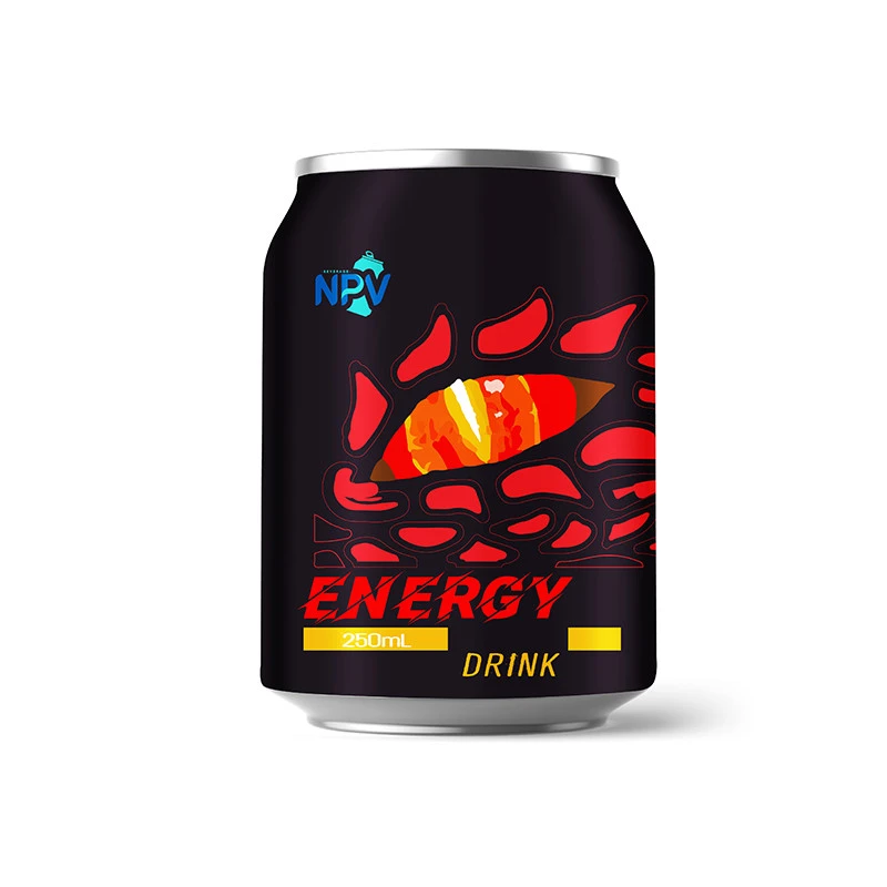 High Quality Vietnam Beverage Company Free Sample Free Design 250ml Canned  NPV Brand Energy Drinks