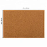 High Quality Wooden Frame Cork Board Soft Cork Pin Notice Board for Bulletin Board