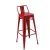 Import Hight Quality Retro Metal Tube Bar Stool Chairs With Footrest from China