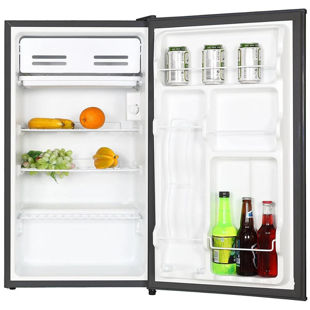 Home 3.3 Cuft Mini Single Door Compact Refrigerator With Freezer Box