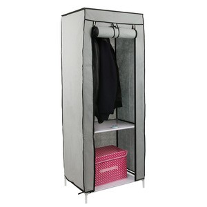 Home furniture hot sale high quality metal steel storage wardrobe cabinet for family use