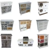 home furniture/small white wood bed side cabinet