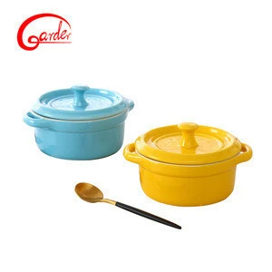 Home / hotel supply good quality cookware porcelain casserole with cover