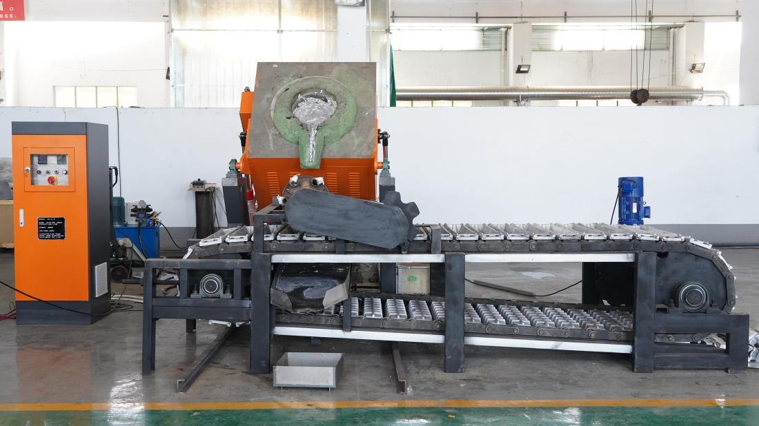 Buy Hongteng Aluminum Crucible Smelting Furnace Ingots Casting Machine ...
