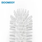 hook shape silicone toilet brush cleaner and holder plunger custom long handle