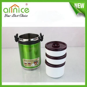 hot food thermos containers/stainless steel food carrying containers/ Thermal Cooker