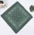 Import Hot sale 100% cotton Cashew print square scarf band scarfmask 54CM Unisex Hip Hop Handkerchief Hair scarf from China