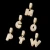 Import Hot Sale 14K Gold Plated Copper Zircon Colgante Bling Initial Custom Letter Pendant For Men from China