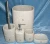 Import Hot Sale Bathroom Products White Resin Hotel Bathroom Set from China