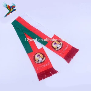 Hot sale Custom I love Oman national day knit stain scarf shawl for man