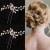 Import Hot Sale Elegant Bridal Pearl Handmade Flower Beautiful Crystal Hair Accessories Wedding Hair Pins Bridesmaid Bridal Hair Decor from China