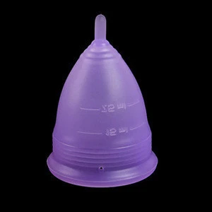Hot sale medical grade silicone menstrual cup for women feminine hygine product health care anner cup