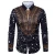 Import Hot sale men printed african ethnic clothing long sleeve african shirt from China