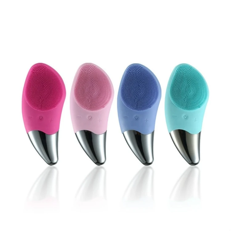 Hot Sale Mini USB Rechargeable Waterproof Silicone Face Exfoliate Brush