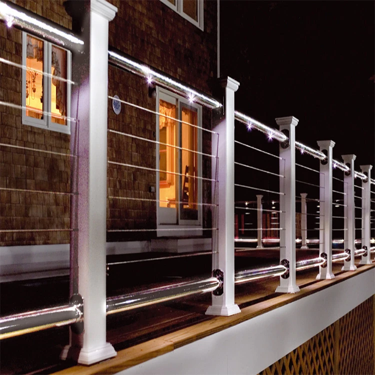 Hot sale stainless steel railings price/modern terrace railing designs for railing wire systems